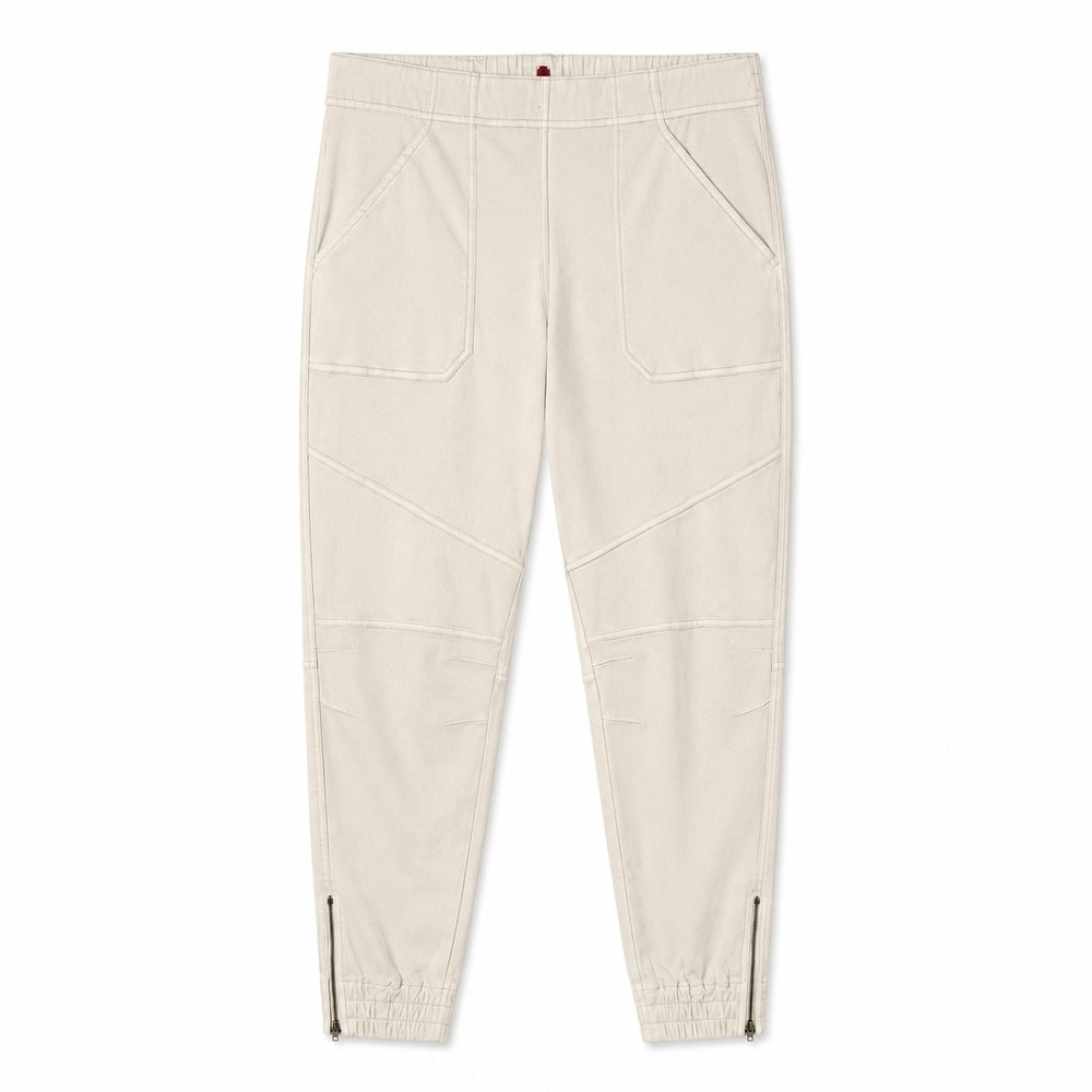 Spanx AirEssentials Cargo Joggers Medium Ivory Pull On